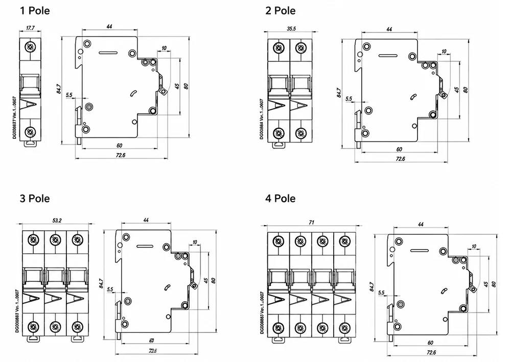 Eaton FAZ Series Miniature Circuit Breakers